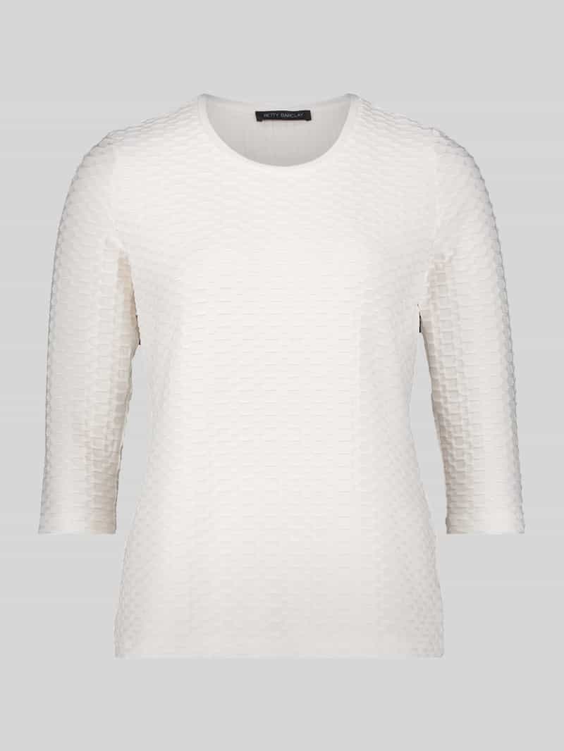 Betty Barclay Regular fit 3 4-shirt met structuurpatroon
