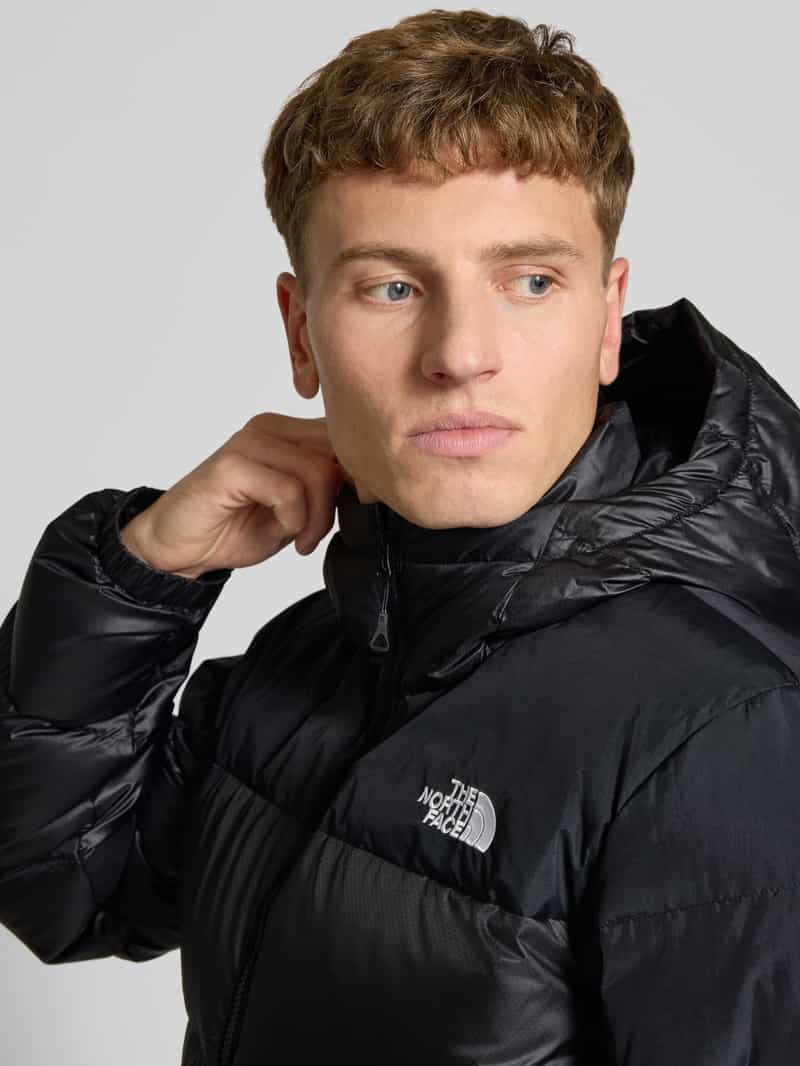 The North Face Gewatteerd jack met labelstitching