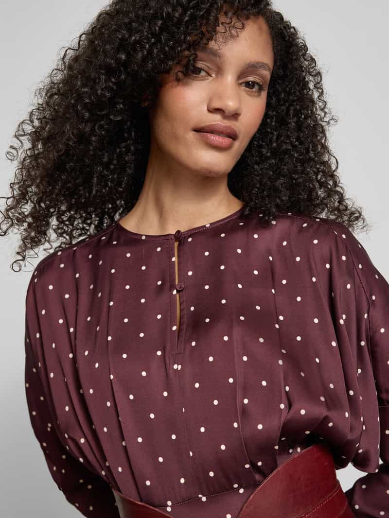 Jake*s Collection Maxi-jurk met druppelvormige hals