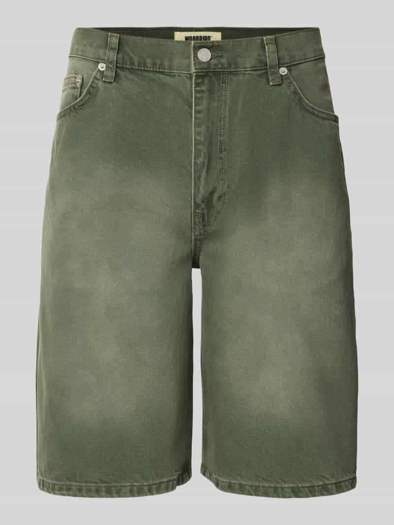 WOODBIRD Straight leg korte jeans in 5-pocketmodel model 'Rami'