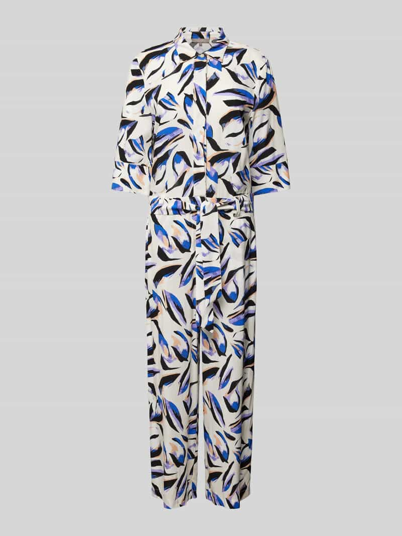 Christian Berg Woman Selection Jumpsuit van viscose met all-over motief