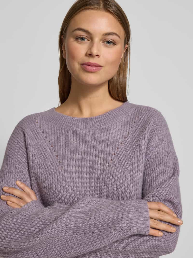 Boss Orange Regular fit gebreide pullover van een mix van wol en alpaca model 'C_FENNE'