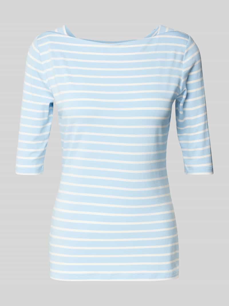comma T-shirt met boothals