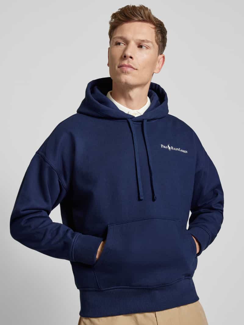 Polo Ralph Lauren Hoodie met labelprint model 'HEAVY'