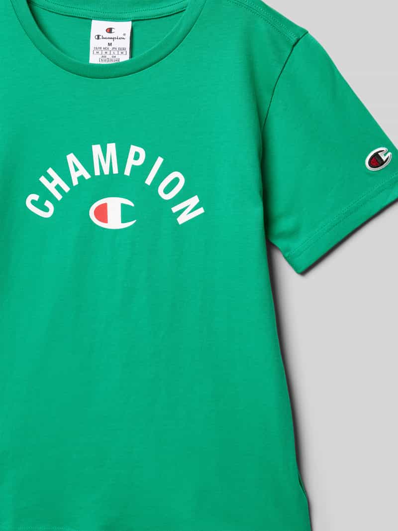 Champion T-shirt met labelprint