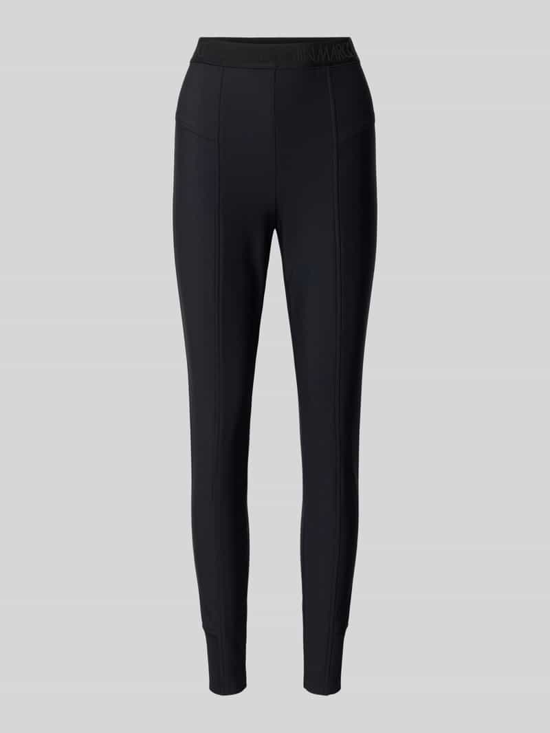 Marc Cain Legging met elastische band met logo