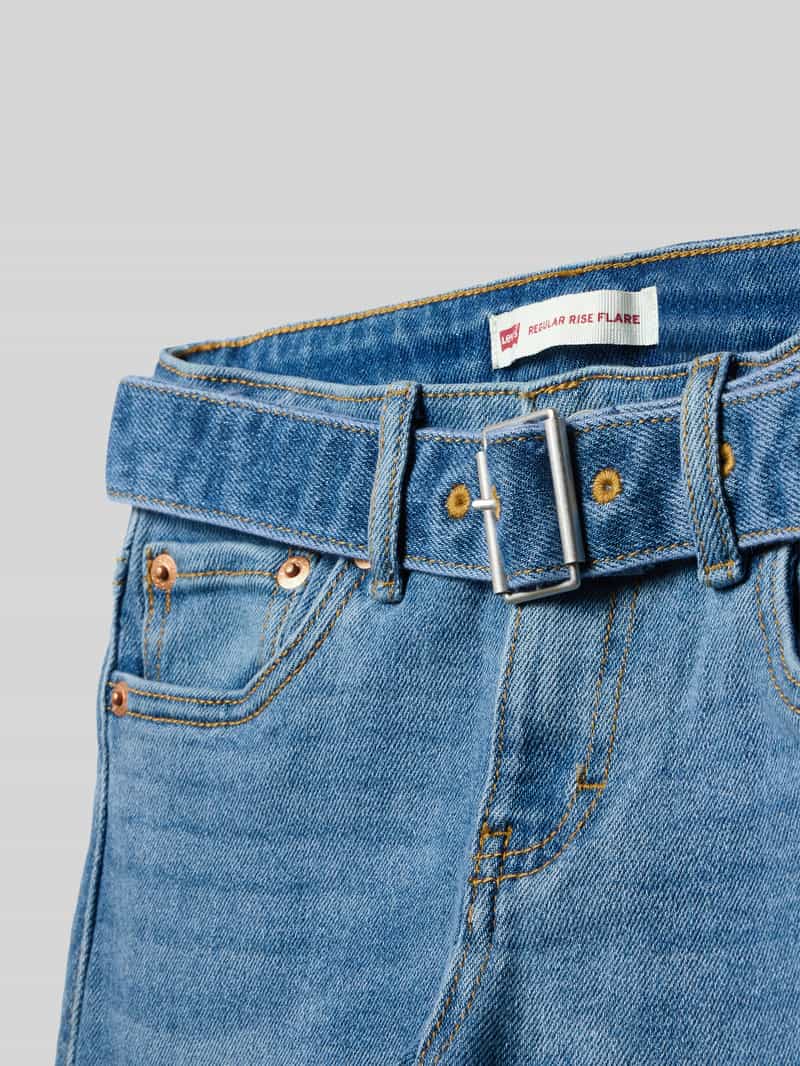 Levi s Kids Regular rise flare jeans met riem