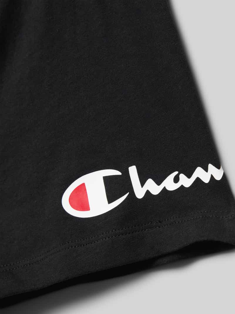 Champion Regular fit sweatshorts met labelprint