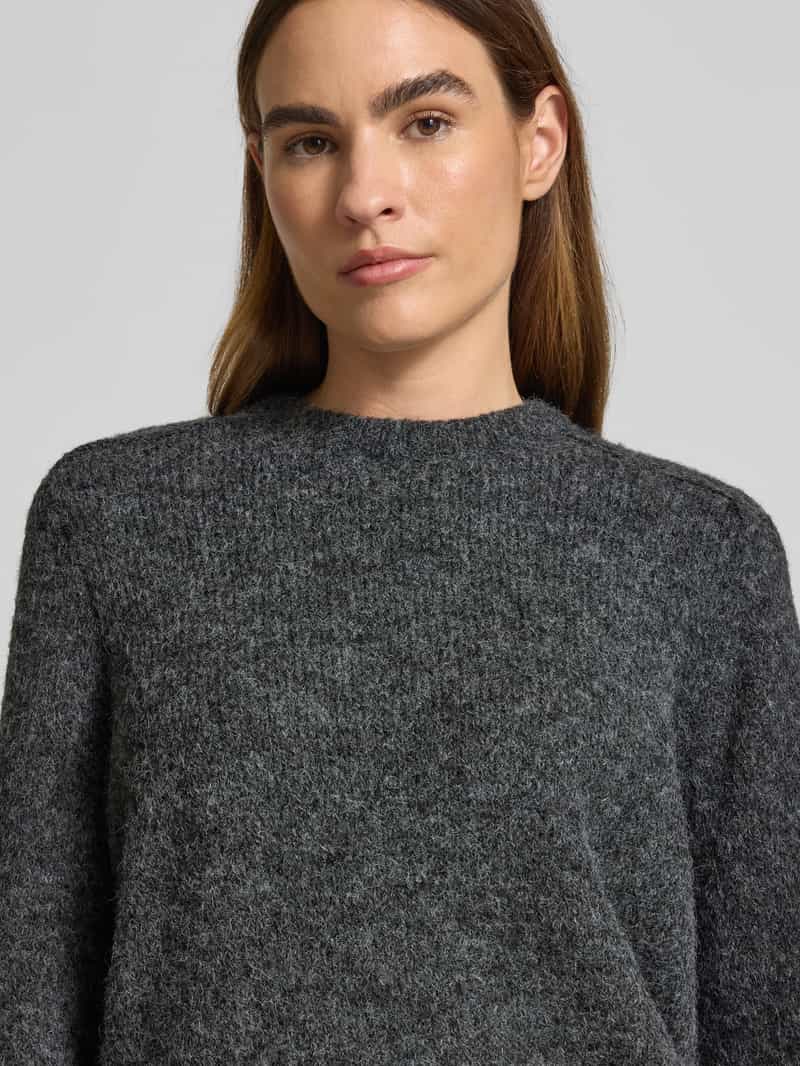 Jake*s Casual Oversized gebreide pullover met ribboorden