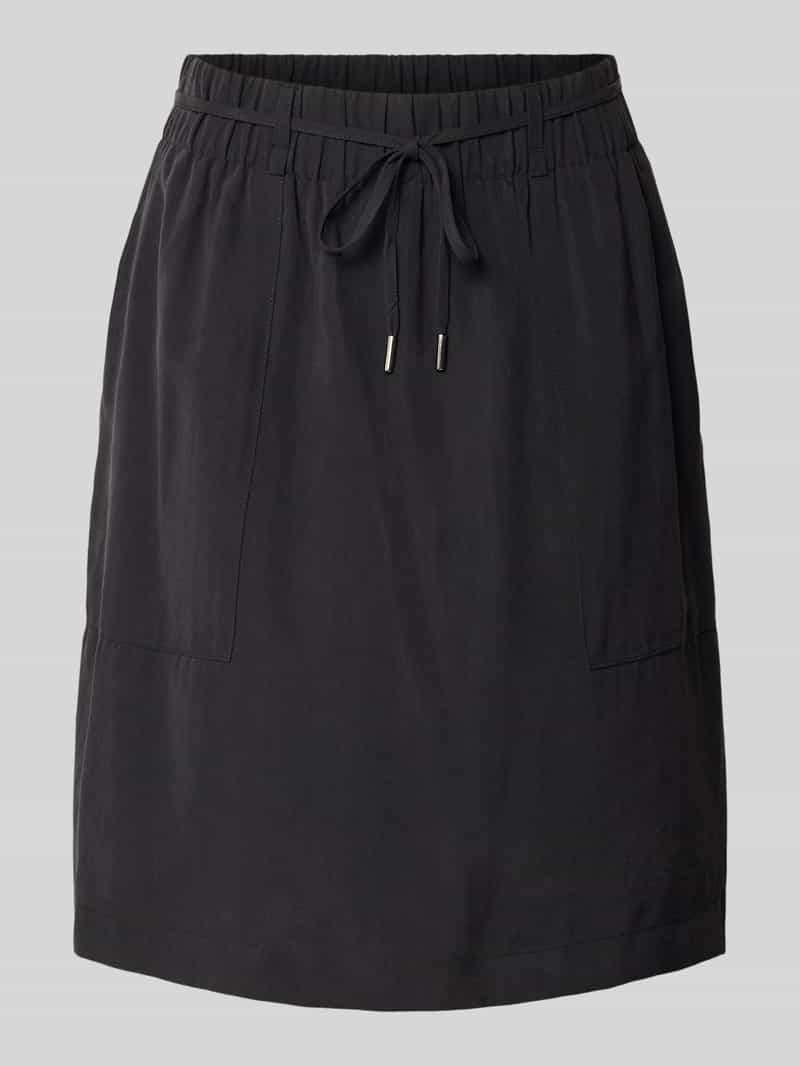 Opus Knielange rok met elastische band model 'Rania'