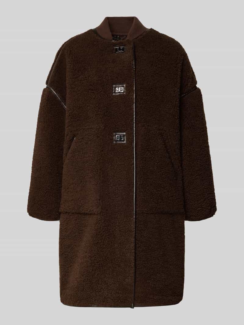 Bash Relaxed fit lange jas van teddybont model 'Millie'