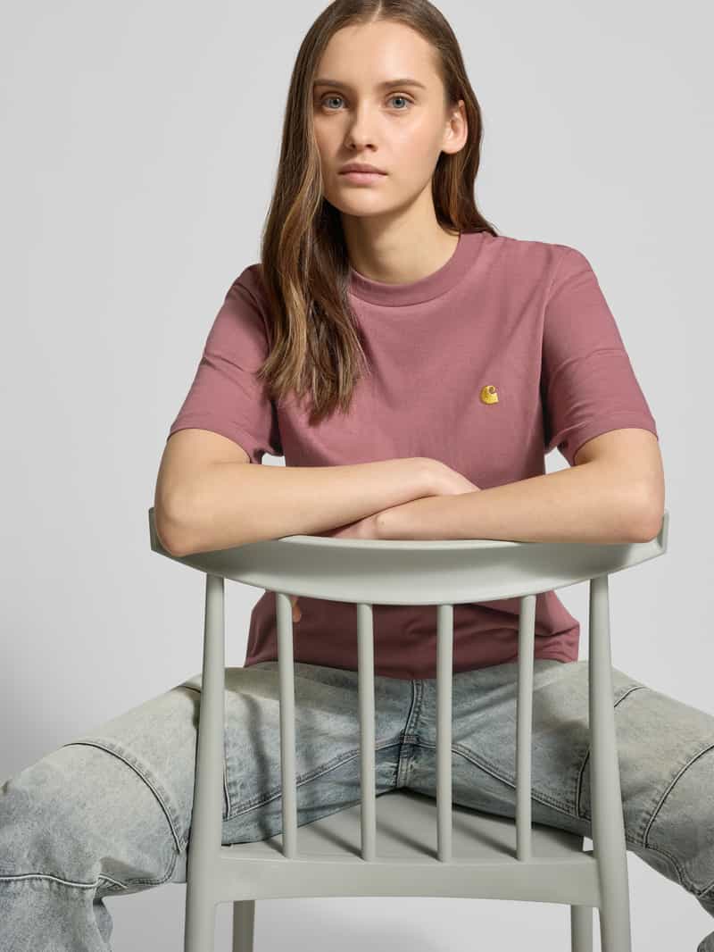 Carhartt Work In Progress T-shirt met labelstitching