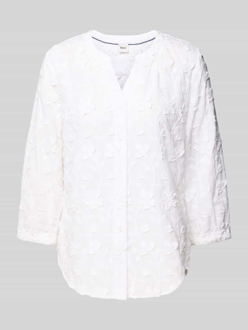 BRAX Regular fit blouse met kant model 'STYLE.Velia'