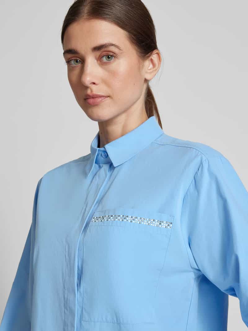 Betty Barclay Regular fit overhemdblouse met opgestikte borstzak