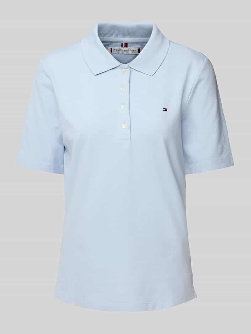 Tommy Hilfiger Regular fit poloshirt met logostitching model '1985'