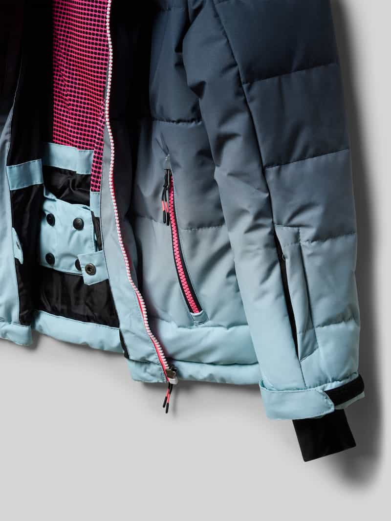 Killtec Regular fit gewatteerd jack met logopatch
