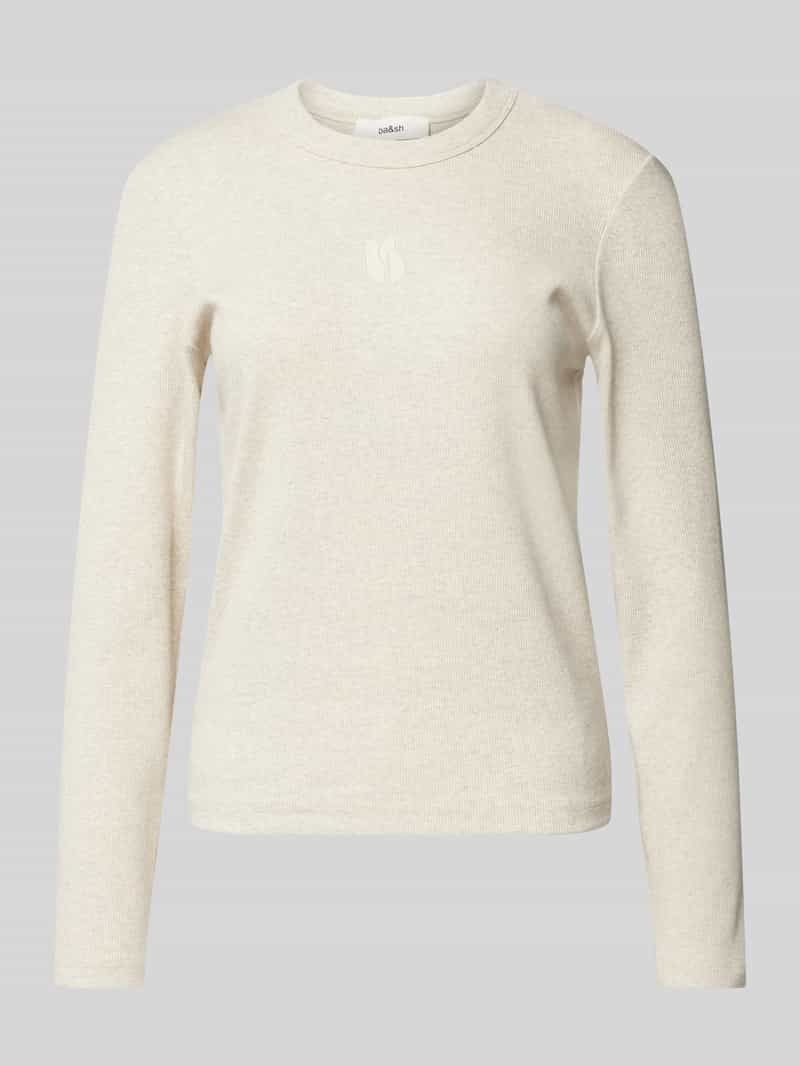 Bash Shirt met lange mouwen in gebreide look model 'CASTA'