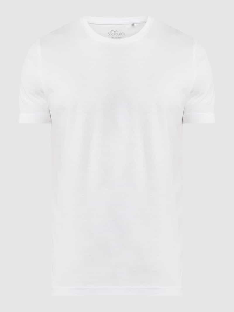 Regular fit T-shirt van biologisch katoen s.Oliver RED LABEL