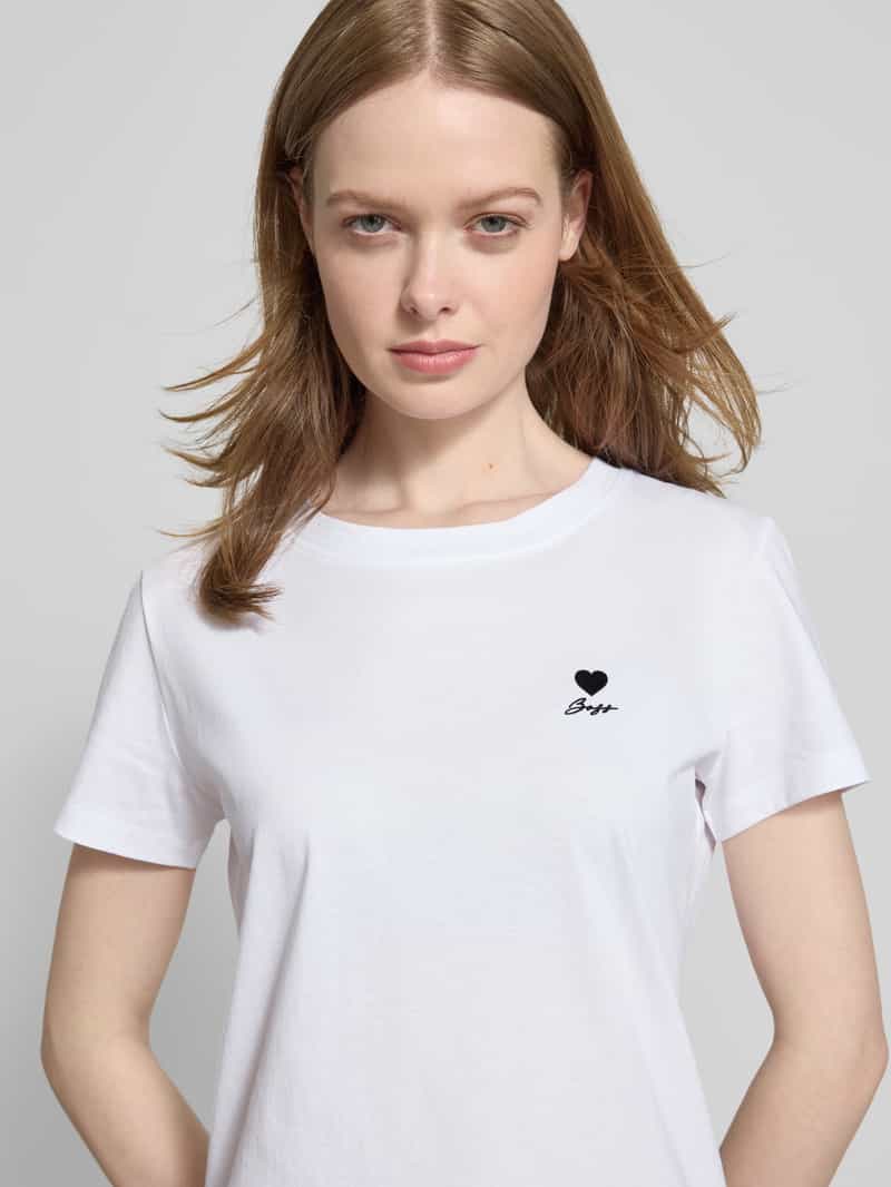 Boss Orange Regular fit T-shirt van puur katoen