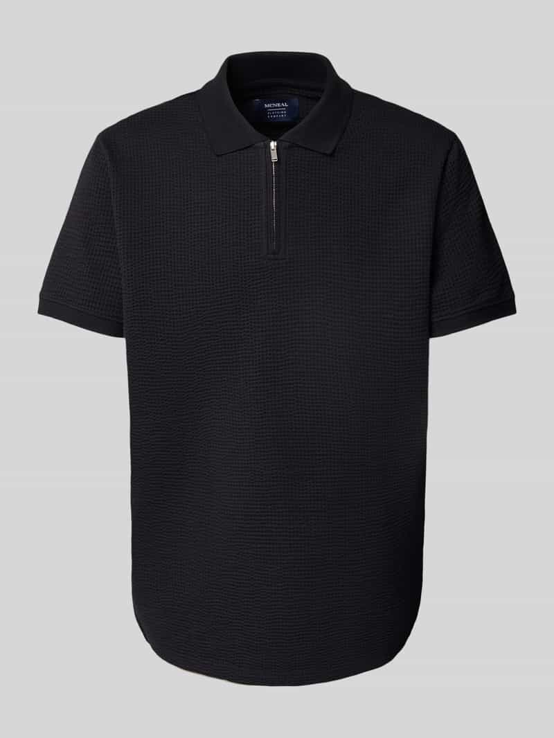MCNEAL Poloshirt met korte ritssluiting