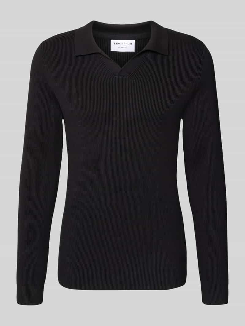 Relaxed fit pullover met structuurmotief