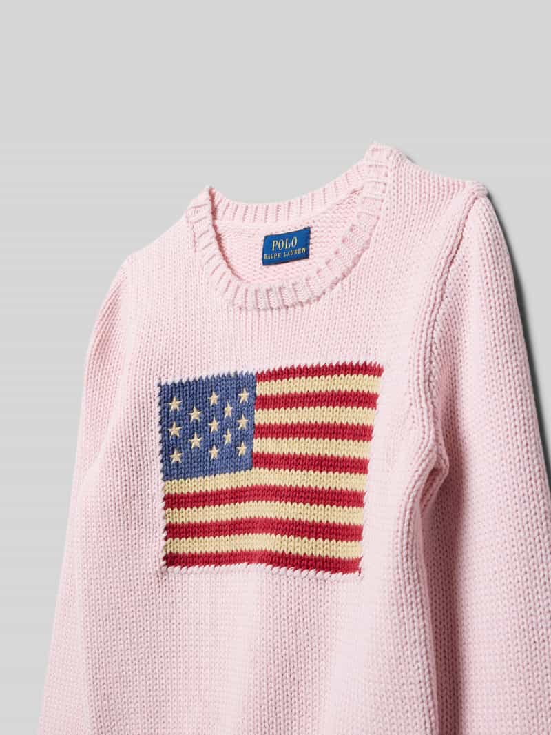 Polo Ralph Lauren Teens Regular fit pullover in gebreide look model 'American'