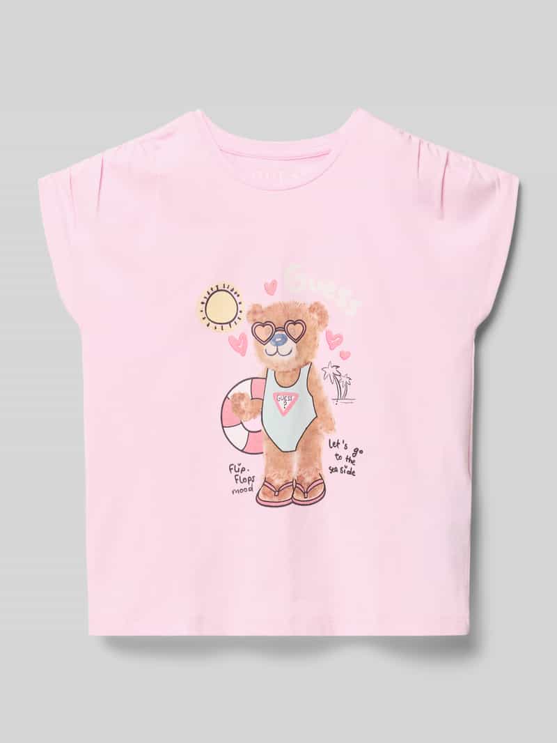 T-shirt met motief model 'BATWING'