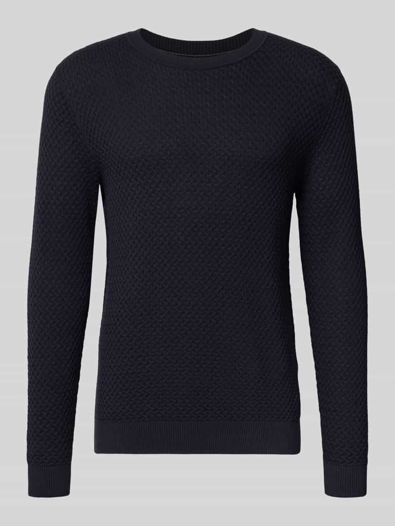 Jack & Jones Premium Gebreide pullover met structuurmotief model 'BARKLEY'