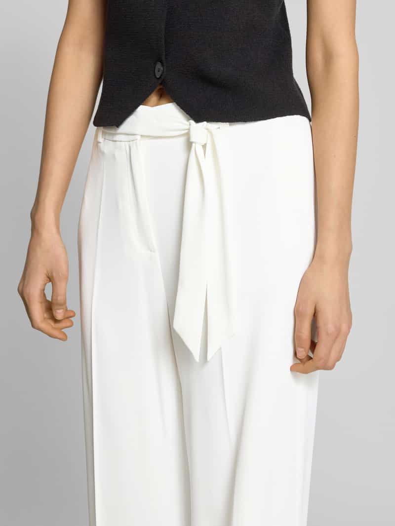 comma Stoffen broek met achterzakken