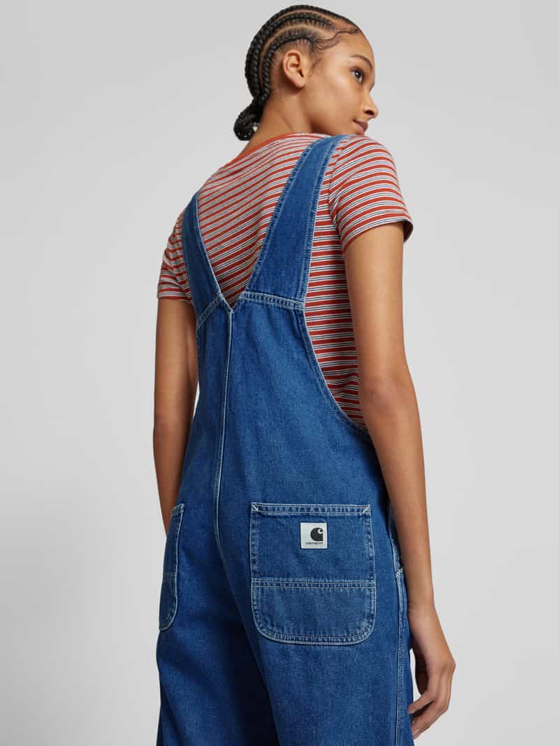 Carhartt Work In Progress Straight leg tuinbroek met labelpatch