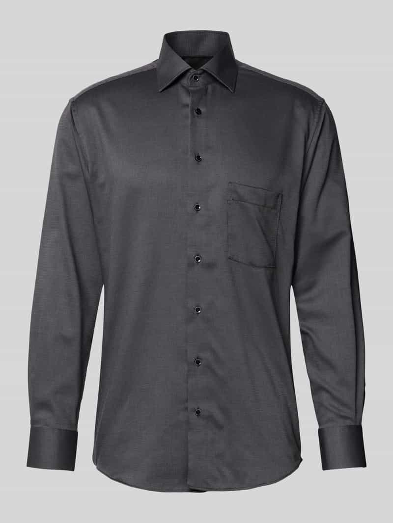 Eterna Modern fit zakelijk overhemd met kentkraag