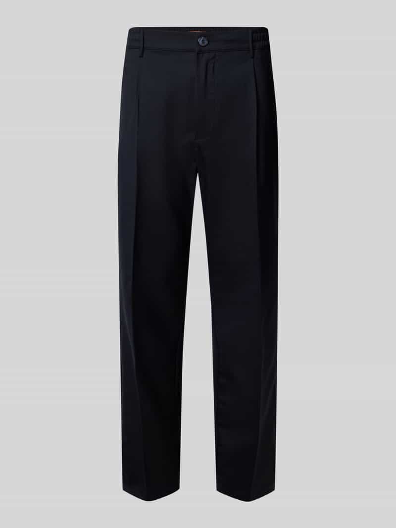 CRUNA Pantalon met bandplooien