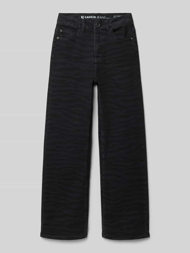 Garcia Straight fit jeans met steekzakken