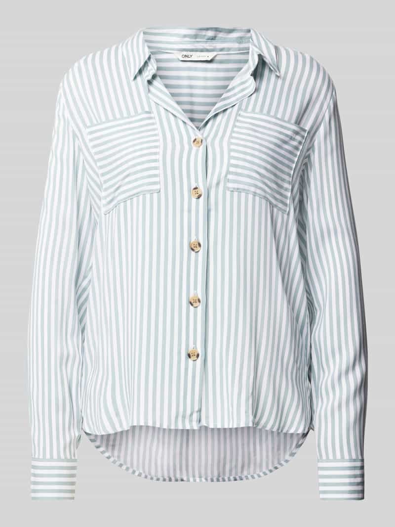 Only Regular fit overhemdblouse van pure viscose model 'YASMIN'