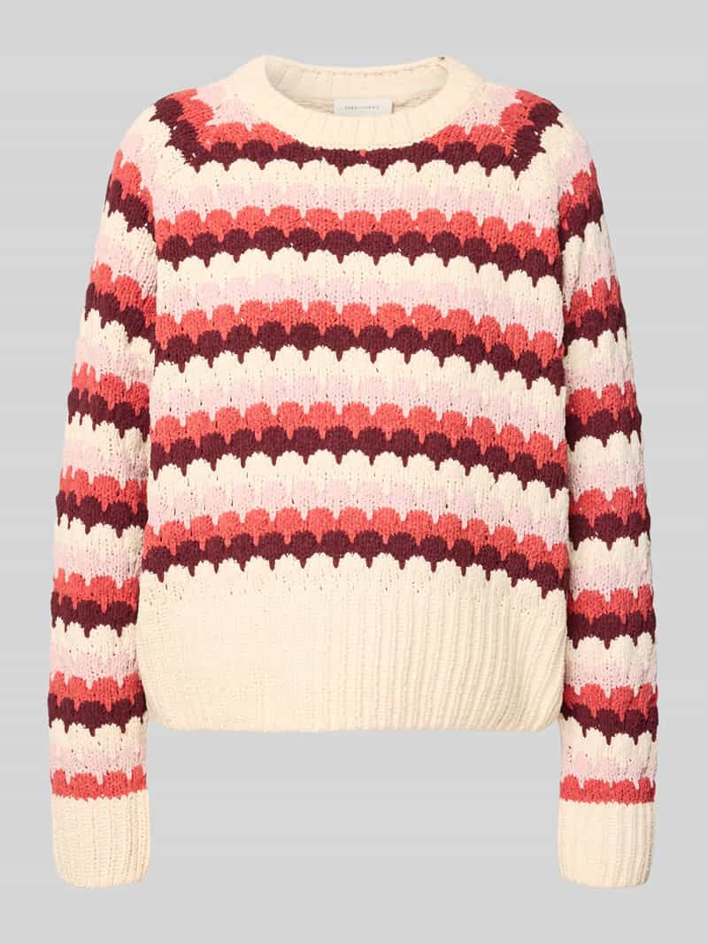 FREE QUENT Gebreide pullover met ronde hals model 'NEZZY'