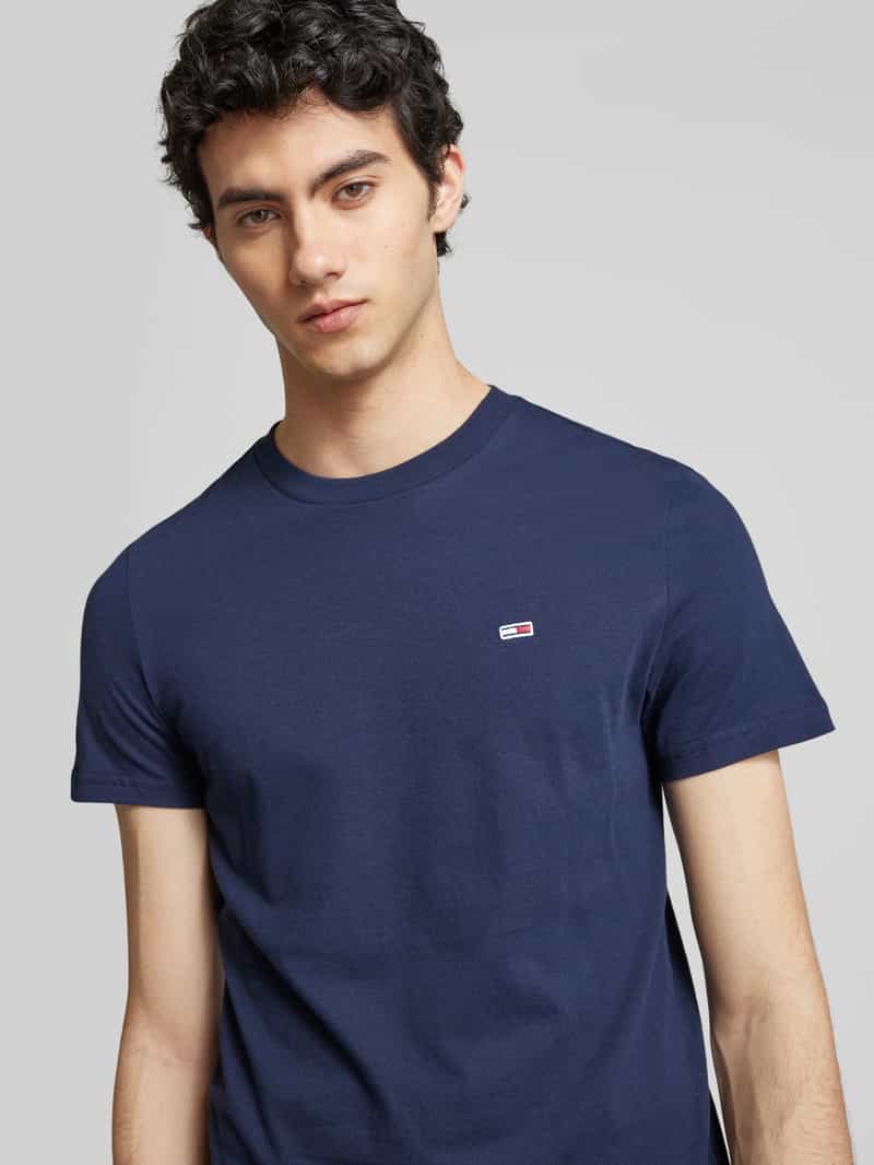 Tommy Jeans Slim fit T-shirt met logobadge in een set van 2 stuks