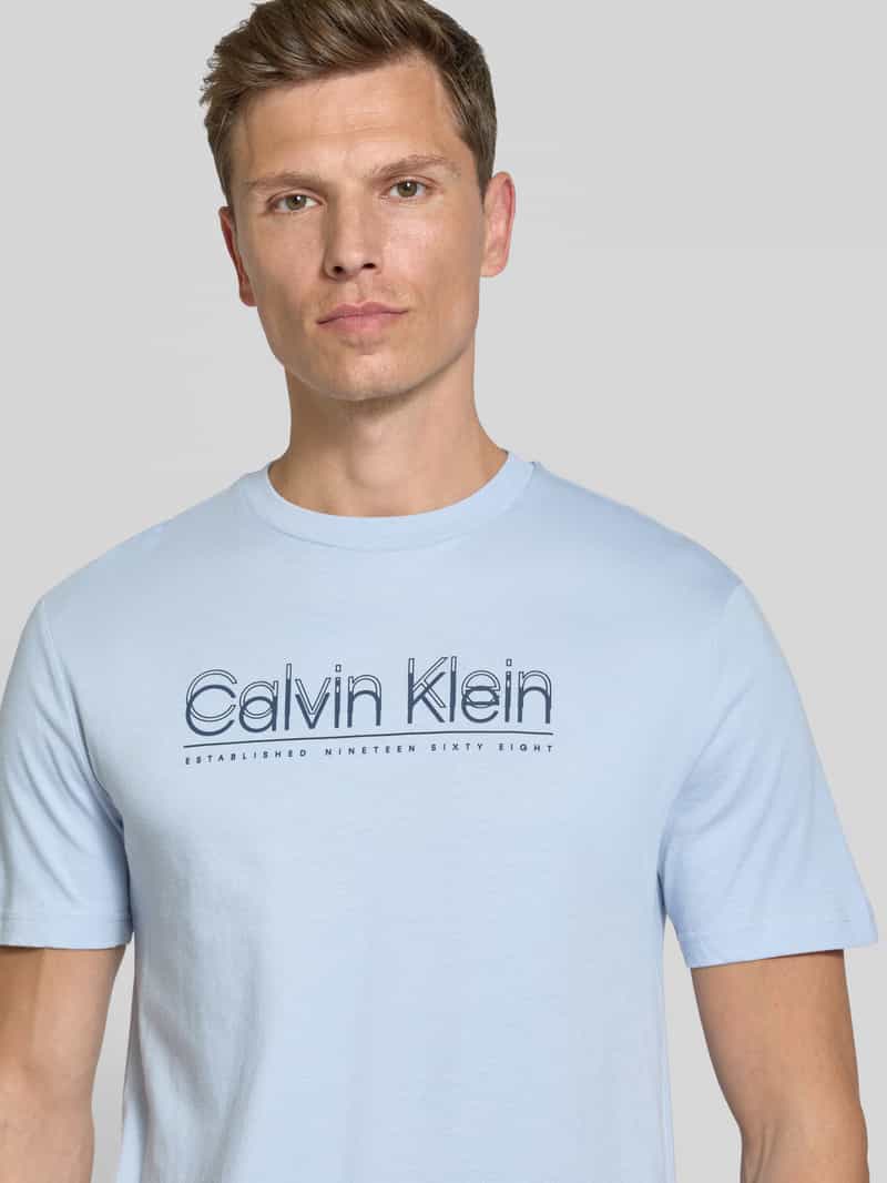 CK Calvin Klein T-shirt met labelprint