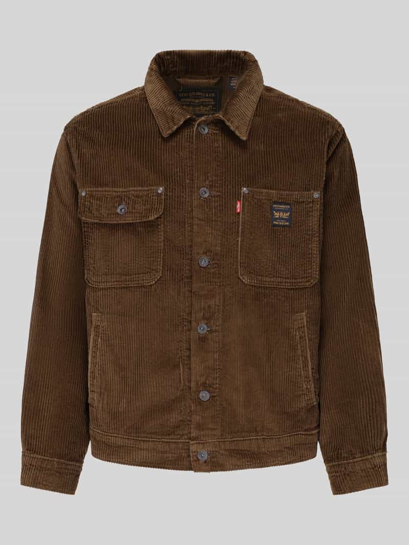 Levi's Regular fit jeansjack met cordstructuur