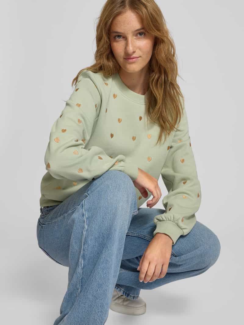 Only Regular fit sweatshirt van katoenmix model 'ATIKA'