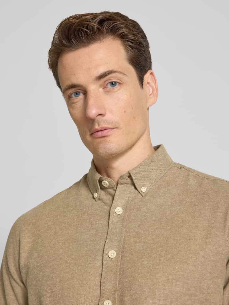 lindbergh Vrijetijdsoverhemd met button-downkraag