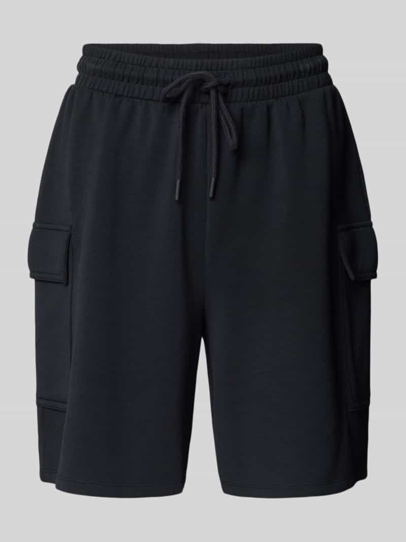 Christian Berg Woman Relaxed fit sweatshorts met cargozakken