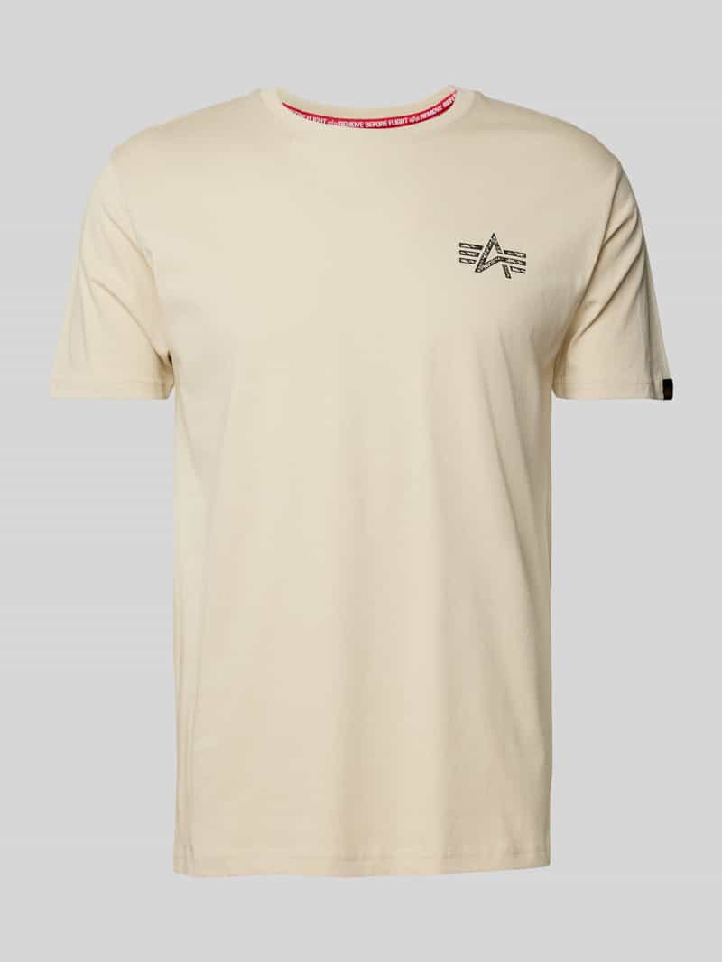alpha industries T-shirt met logoprint