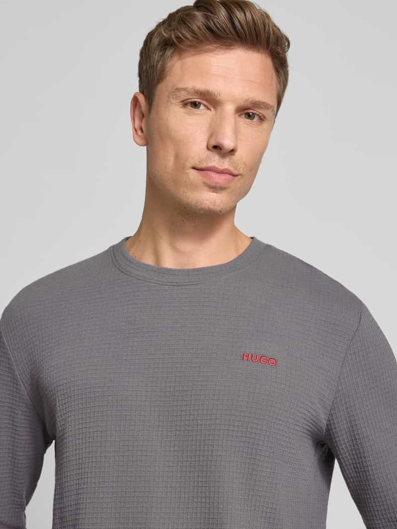 HUGO Regular fit shirt met lange mouwen van katoenmix model 'AUSTIN'