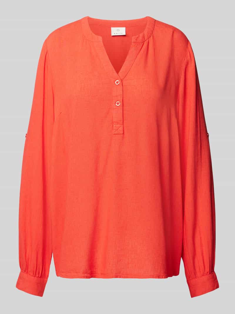Kaffe Blouse met korte knoopsluiting model 'milia'