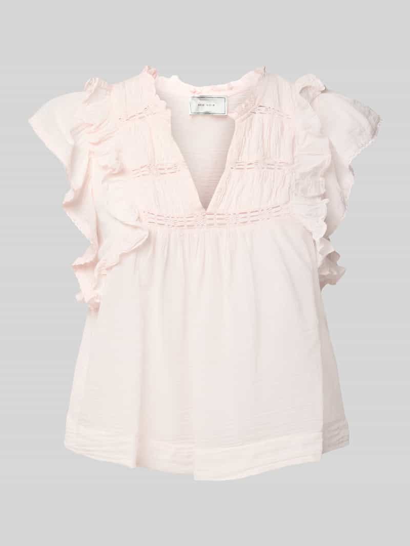 NEO NOIR Regular fit blousetop met kapmouwen model 'Jayla'