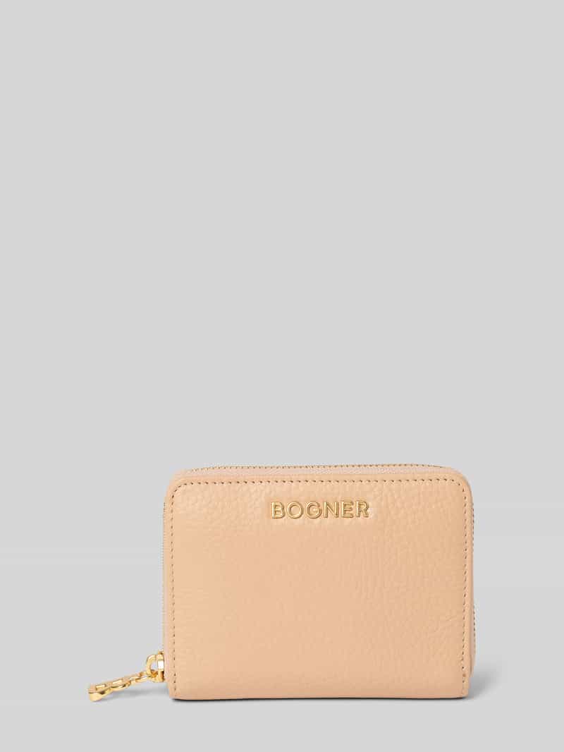 Bogner Portemonnee van leer met labeldetail model 'norah'