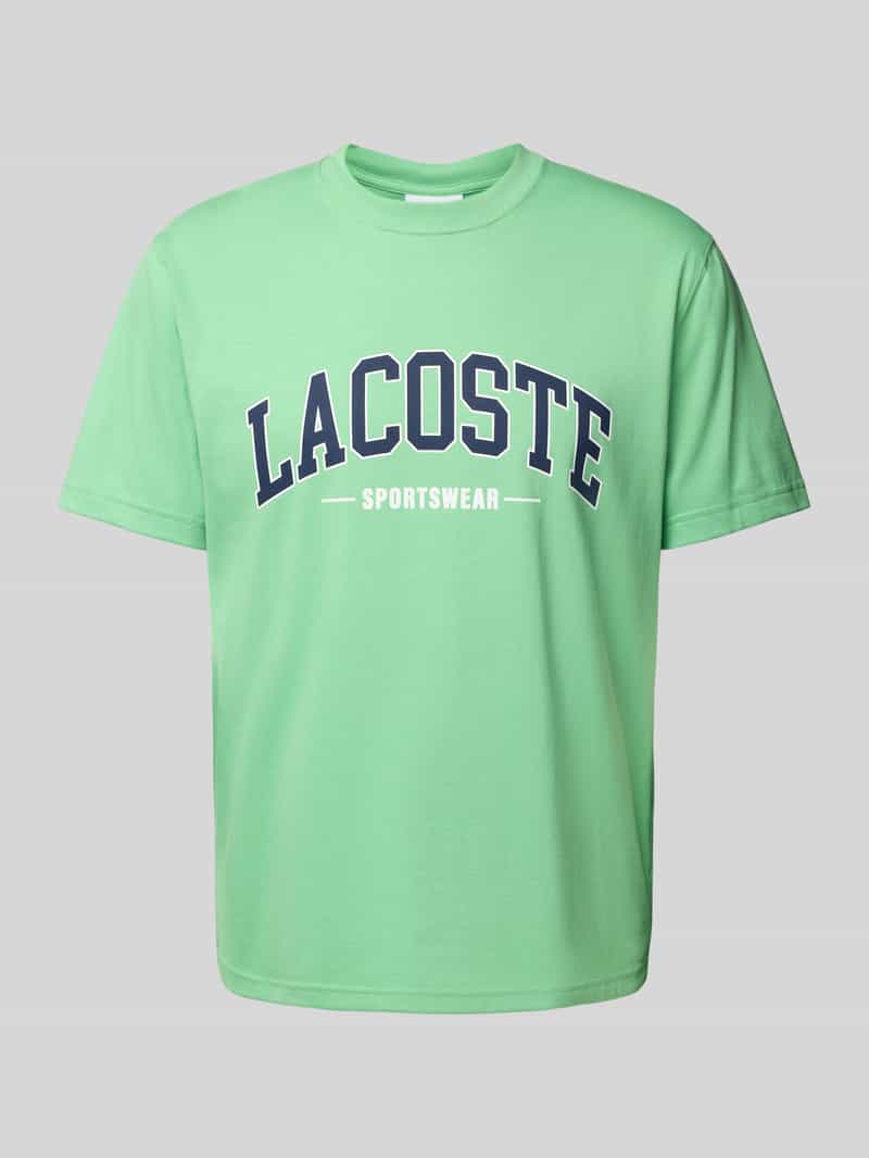 Lacoste T-shirt met labelprint