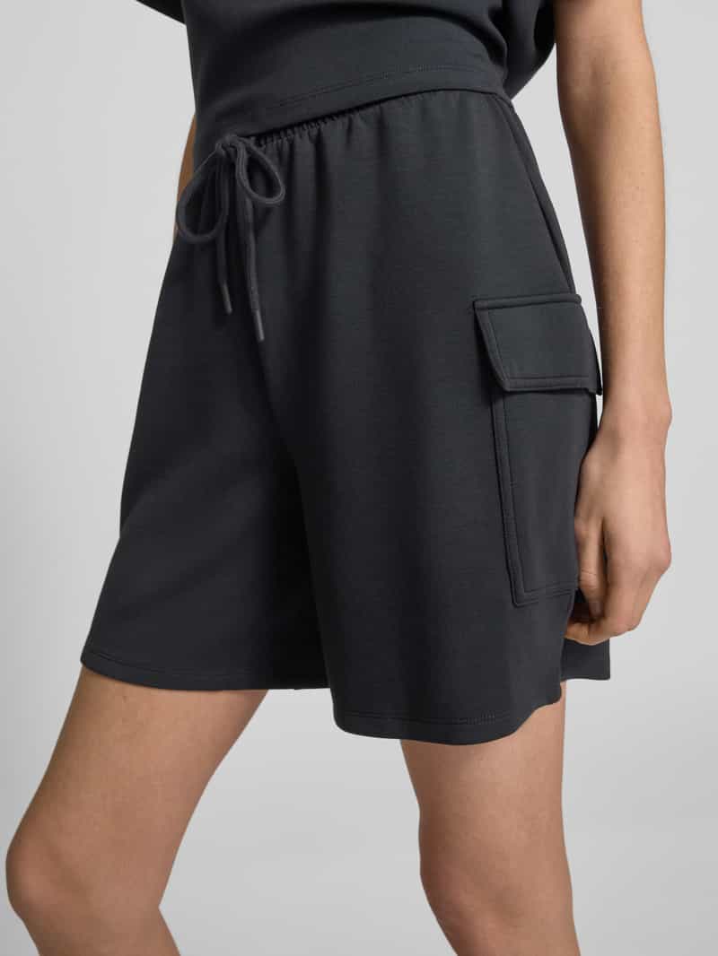 Christian Berg Woman Relaxed fit sweatshorts met cargozakken
