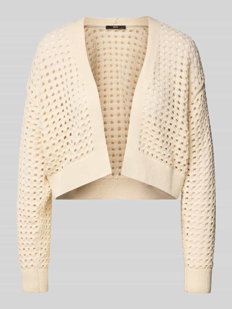 Zero Cardigan met gaatjesmotief