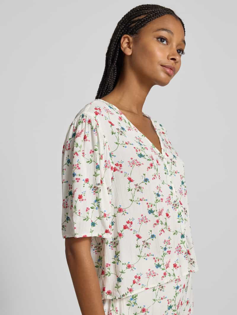 Pieces Relaxed fit blouse van pure viscose model 'FYA'